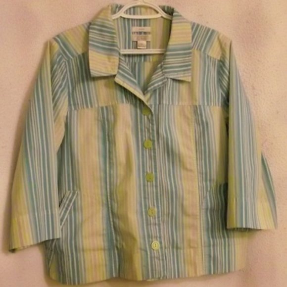CHRISTOPHER & BANKS Ladies Shirt, Large - Picture 1 of 4